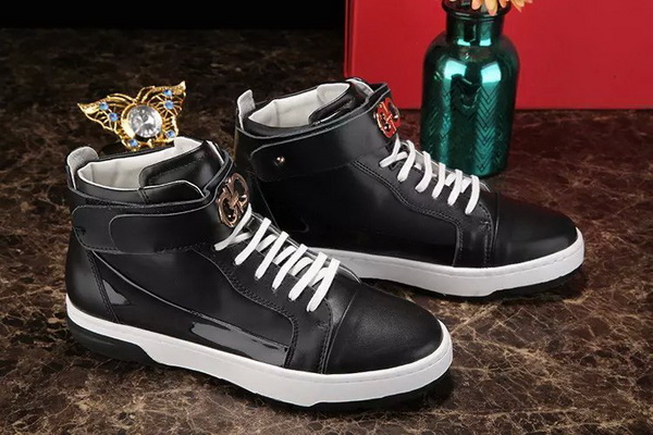 Salvatore Ferragamo High-Top Fashion Men Shoes--002